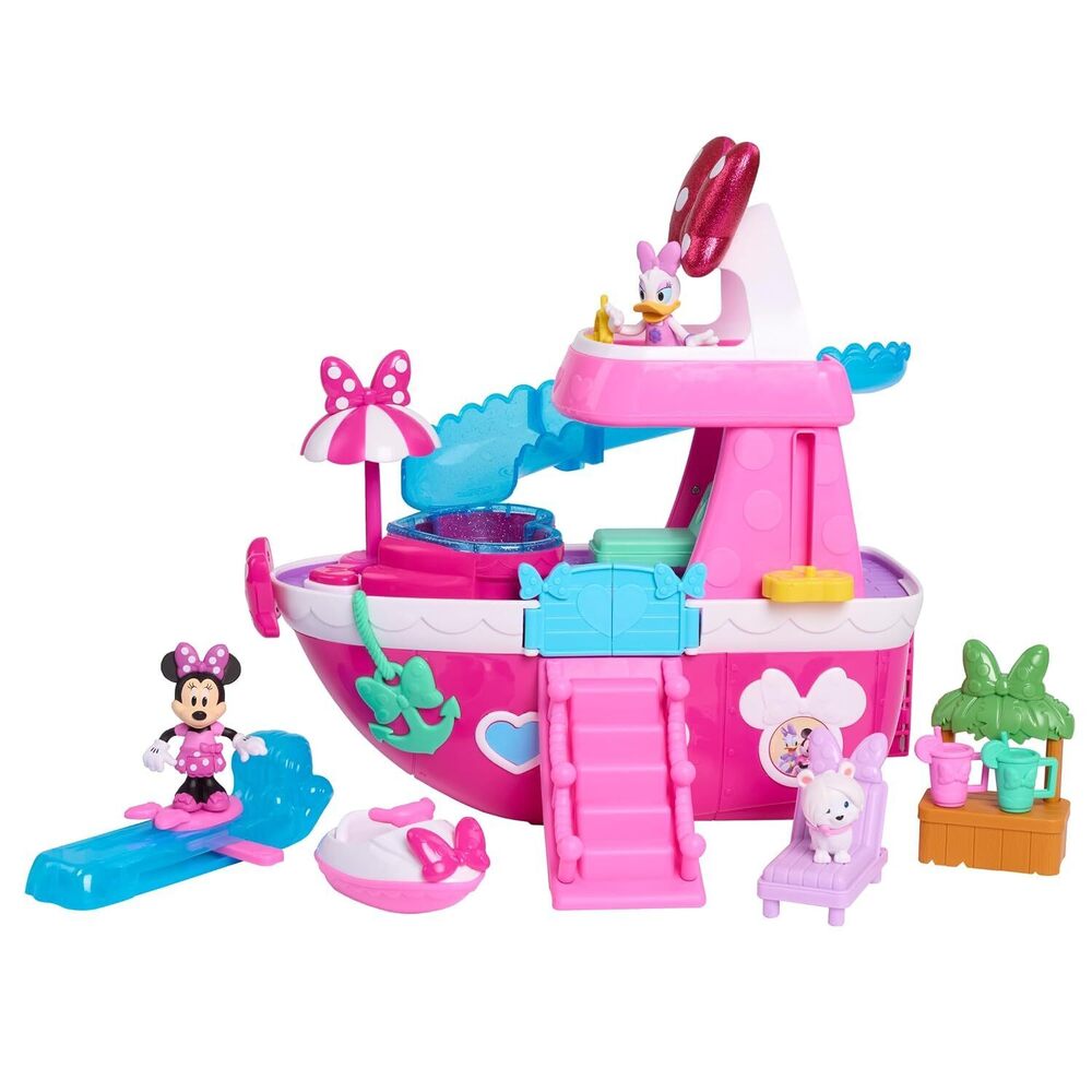Disney Junior Mouse Bowdazzling Yacht, Lights and Sounds, 16-piece